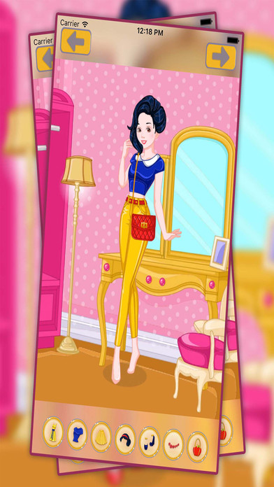 Princess Real Makeover Dressup screenshot 2