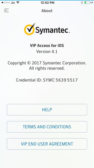 vip access number