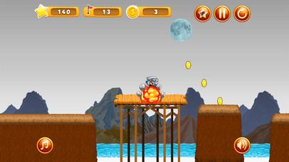 Ninja Go Run and Jump Adventure Dodge Bombs screenshot 3
