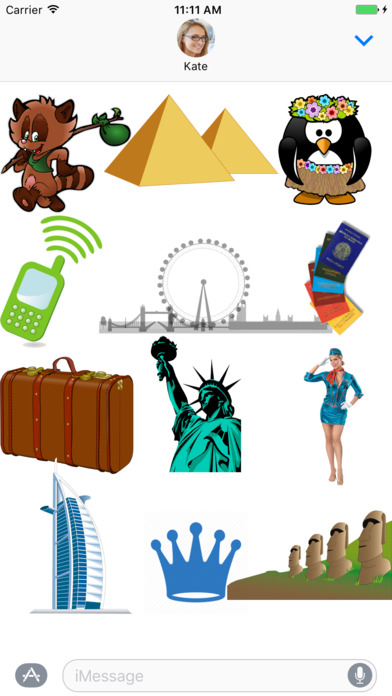 Traveling Sticker Pack screenshot 3