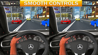 Vr Crazy Car Traffic Free Racing Game screenshot 2