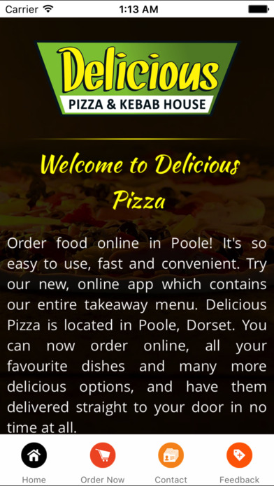 Delicious Pizza Poole screenshot 2