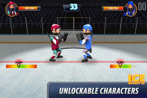 Ice Hockey 3D - Fight Championship Deluxe screenshot 3