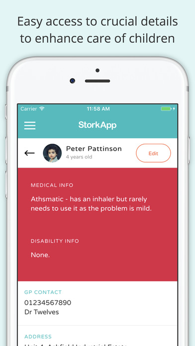 Stork App – Childcare Tracking screenshot 4