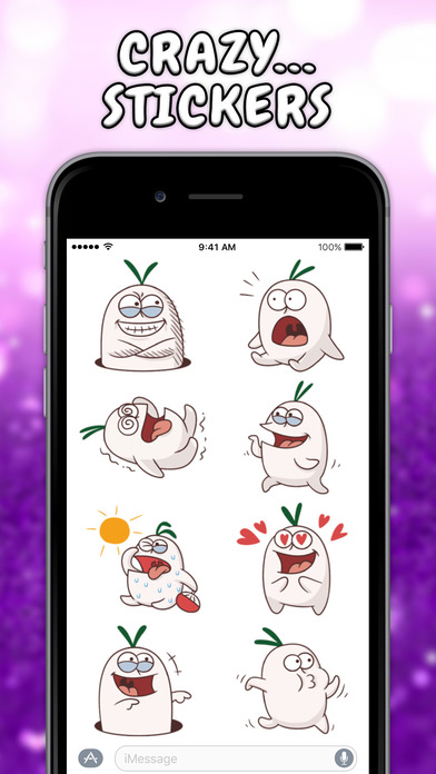 Angry Vegetable Stickers screenshot 4