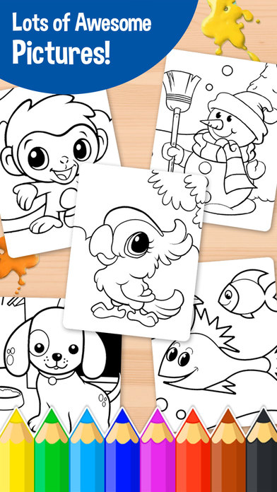 Coloring Book FREE: for Toddlers Kids Boys & Girls screenshot 4