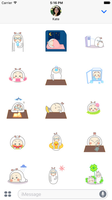 Graceful Baby Animated Emoji Stickers screenshot 2