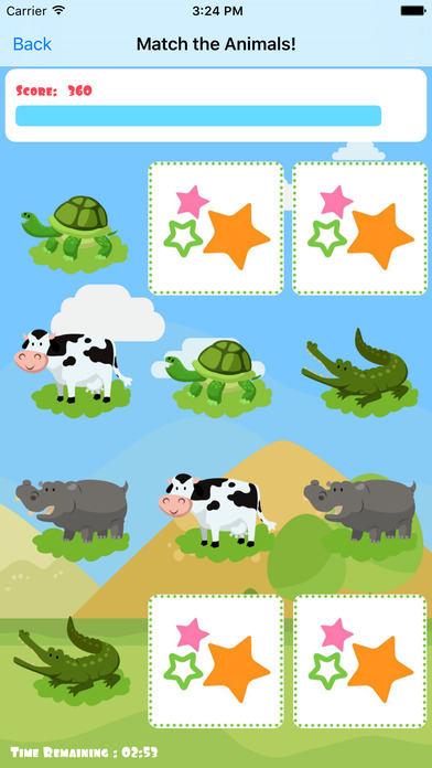 Happy Animals Memory Game screenshot 3