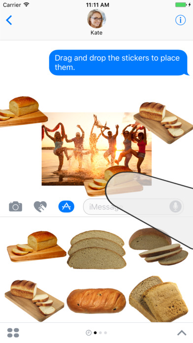 Bread Lovers Sticker Pack screenshot 2