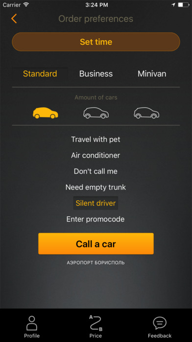 Screenshots of Taxi Bond for iPhone