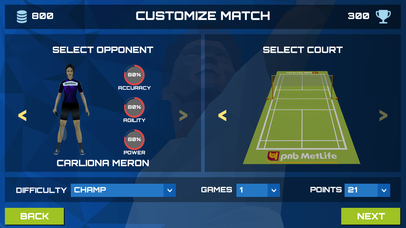 3D Pro Badminton Challenge screenshot 3