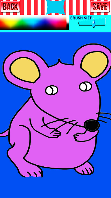 Mouse Coloring Page For Kids Version screenshot 2