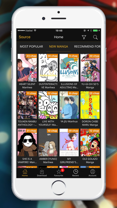 download manga offline
