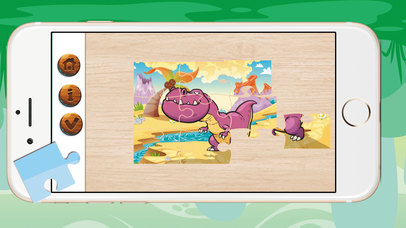 Game for kids : Jigsaw Puzzle Dinosaur screenshot 4