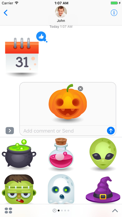 Halloween Pack 6 - Stickers for iMessage screenshot 4