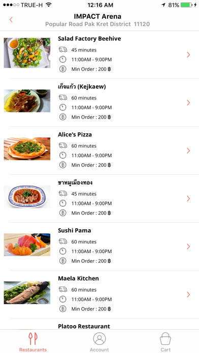 Befed Food Delivery screenshot 2