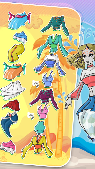 Avatar Creator & Dress up on Kawaii Mermaid Girls screenshot 2
