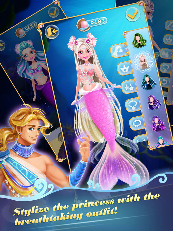 Princess Mermaid - Girls Makeup and Dressup Games для iPad