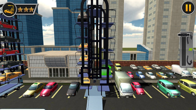Multi Level Car Parking Crane Driving Simulator 3D screenshot 3
