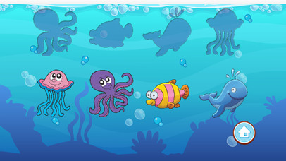 Sea Animals Puzzle Vocabulary screenshot 3