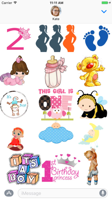 Baby Milestones Sticker Pack screenshot 3