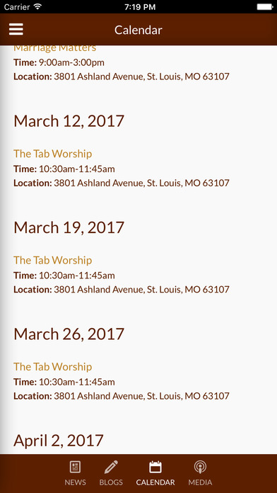 The Tabernacle - St. Louis, MO screenshot 3