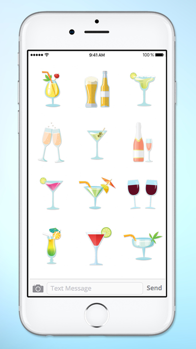 Cocktail Hour Bar Drinks Sticker Pack screenshot 3