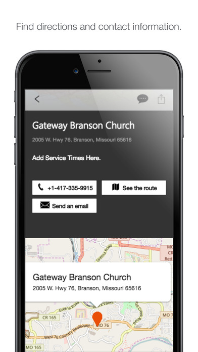 Gateway Branson Church screenshot 2