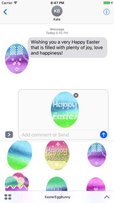 Digital Easter Egg Animated Stickers screenshot 2