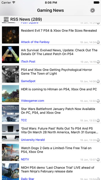 Gaming News with notifications FREE screenshot 3