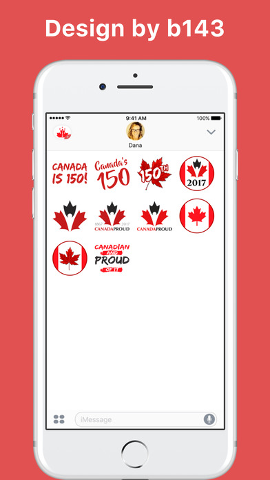 Canada 150 stickers by b143 screenshot 2