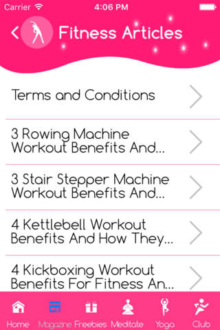 Female workout strength balance and control screenshot 4