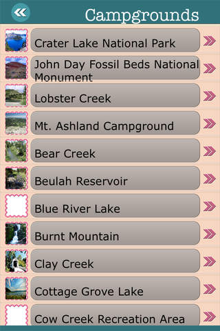 Oregon State Campgrounds & Hiking Trails screenshot 3