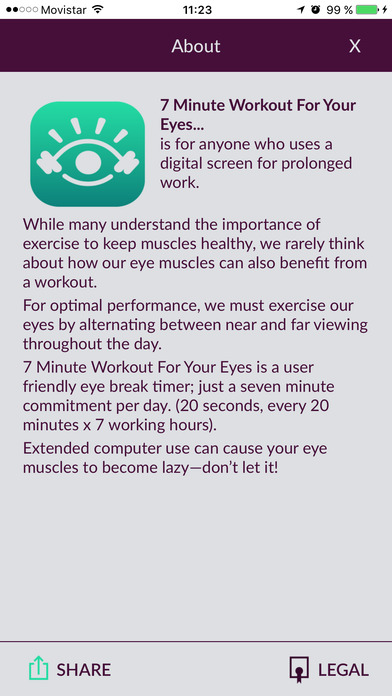 7 Minute Workout For Your Eyes screenshot 2