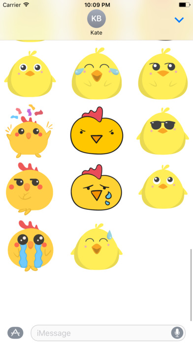 Cute Chickens - Fc Sticker screenshot 2