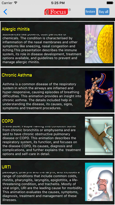 Respiratory Diseases screenshot 2