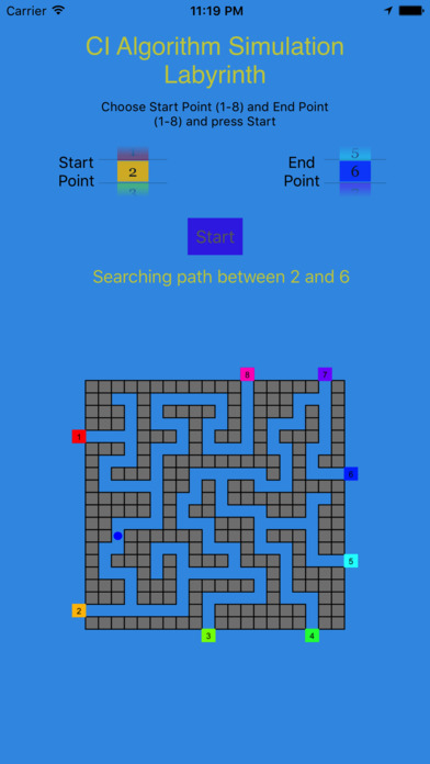 Labyrinth - Computer Intelligence Simulation screenshot 4