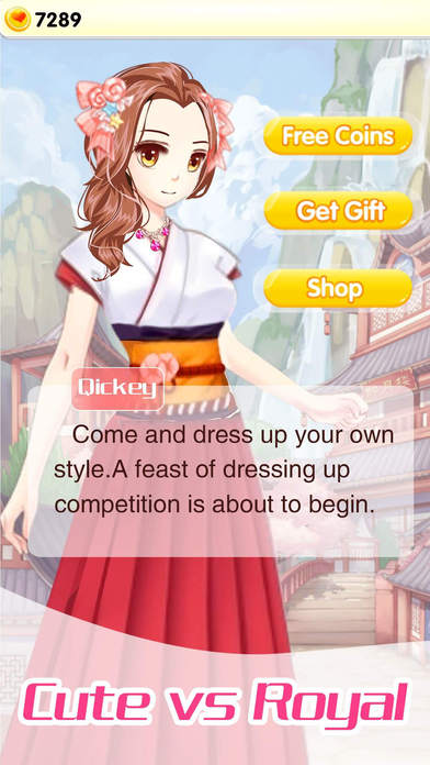Beauty Girl Dress Up -Anime Princess Makeover Game screenshot 4