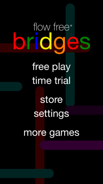Screenshots of Flow Free: Bridges for iPhone
