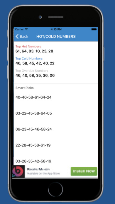 Results for Illinois Lottery - IL Lotto screenshot 2