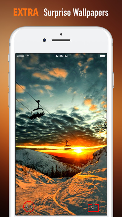 Sun Setting Over The Mountains Wallpapers HD-Art screenshot 3