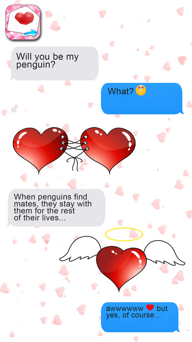 Love Stickers for iMessage & Flirty Animated Emoji screenshot 2