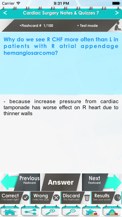 Cardiac Surgery Exam Prep 7100 Flashcards & Quiz screenshot 2
