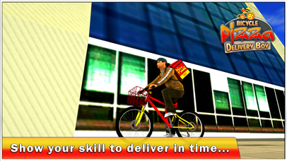 Bicycle Pizza Delivery Boy & Riding Simulator screenshot 2