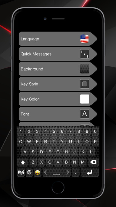 Black Keyboard with Dark Themes screenshot 2