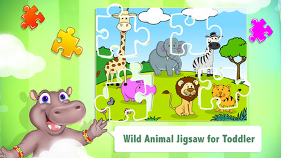 Wild Animal Jigsaw Puzzles for Toddlers screenshot 2