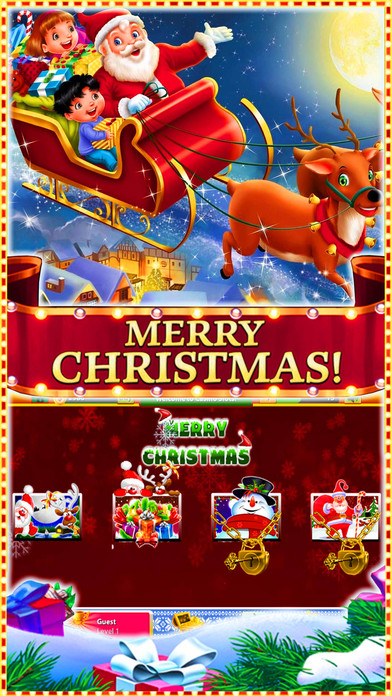 Awesome Merry Christmas Slots: Free Funny Casino! screenshot 2