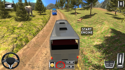 Offroad Coach Tourist Bus Simulator 2017 screenshot 4