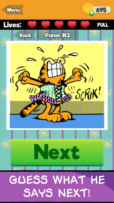 Garfield Trivia Free Game screenshot 4