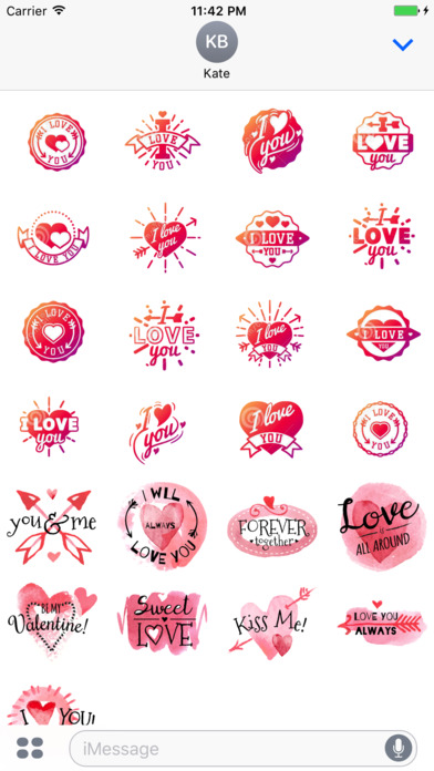 Motivated Stickers Valentine Love screenshot 2